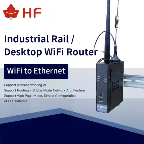 High Flying HF8104W WIFI Router Ethernet to WiFi Wireless Router Data Transparent Transmission