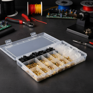 Male/Female Spade Crimp Terminals 2.8/4.8/6.3mm Wire Connectors with Transparent Cover