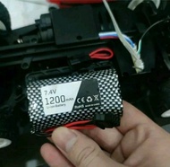 Pin sạc xe điều khiển Li-ion 14500 7.4V 1200mAh jack SM siêu bền giữ pin lâu tăng thời gian chơi