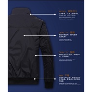 Big sale♣▲Jaket Lelaki Waterproof Outdoor korean Sweater long sleeve Good Quality Collar Casual Fashion Fit Bomber jaket