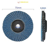 ADL 1pcs Flat Flap Discs 75mm 3 Inch Sanding Discs 80 Grit Grinding Wheels des Wood Cutting For Angl