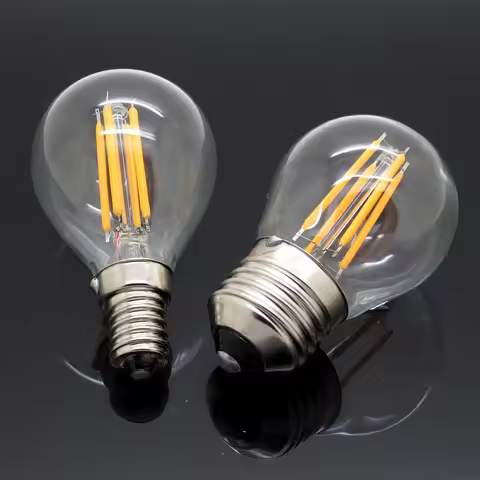 LED Candle bulb E27 E14 220V 4W 6W 8W Vintage Retro Lamp Filament Light Bulb C35 G45 Bombillas Lampa