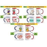 couple mug / wedding mug/ Wedding / Anniversary Gift/Hadiah Untuk Pengantin Baru/ for her/for him/