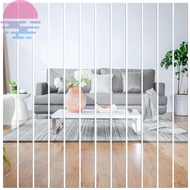 12Pcs Mirror Tiles 19.7Inch Self Adhesive Stripe Wall Mirror Stickers Acrylic 3D Wall Sticker Removable Mirror Sheets  SHOPSBC0803