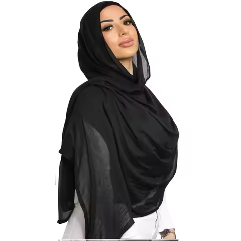 Voile Femme Musulmane Kebaya Women's Hijab Viscose Hijab for Women Muslim Cotton Hijab Fashion Hijab