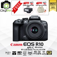 Canon Camera EOS R10 Kit RF-S 18-45mm. F4.5-6.3 IS STM - รับประกันร้าน Digilife Thailand 1ปี