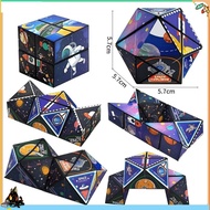 Combo of 5 3D Transforming Rubik's Cubes, Toys for Children to Practice Skills