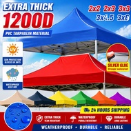 Malaysia Spot kain canopy 10x10 Kanopi Pasar Malam Kain Kanopi 8x8 Kain Kanopi 6x6 Kanopi Hitam Kain