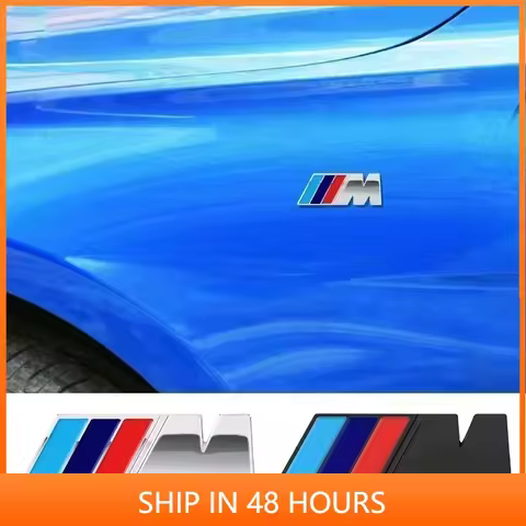 2pcs Car Stickers Side Decoration Accessories Decal For Bmw M X1 X3 X5 X6 E30 E90 M3 E84 E83 F25 E91