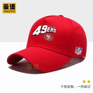 New San Francisco 49ers Fan Outdoor Sport Sun Protection Baseball Cap Unisex Casual Custom Duckbill 