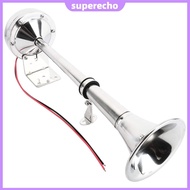 12V Single Trumpet Horn Mounting Kit Stainless Steel Low Tone Car Trumpet Air Horn Marine Boat Air H