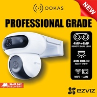 Ezviz Professional Grade 2K+ WiFi Camera | Dual-Lens PT |  H90 Dual 2K+ & H9c Dual 2K Wireless CCTV 