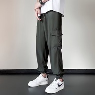 Summer thin casual harem overalls men sports large size loose men casual assault long pants trendy