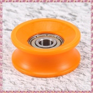 [W Y D H] 4Pcs 6X30X13mm Plastic Coated Sealed Bearings Steel 606Z Deep U Groove Guide Pulley Rail B