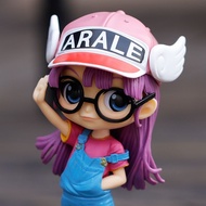Arale Figure Doll Arale Pink Hair IQ Dr. Car Decoration Model Cake Decoration Children's Gift Toy [-