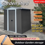 🔥【LARGE CAPACITY】Outdoor Storage Cabinet Waterproof|Garden Shed Tool Organizer|Anti-Rust|Outdoor Met