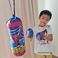 Spiderman character boxing bag children's toy / Boy's boxing Bag boxing Bag & Gloves