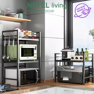 （New）✥♗▼NETEL Kitchen rack Kitchen Accessories and Organizers Kitchen cabinet Microwave shelf rack