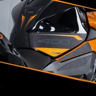 Motorcycle Tank Pad Protector Leather Frosting Sticker Decals Accessoriesr   For for KAWASAKI Z400 Z