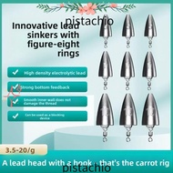 PISTACHIO Fishing Weight Sinker, Sinker Weight Tube Plumb, Pendant 3.5g 5g 7g 10g 14g 20g Multi-Weig
