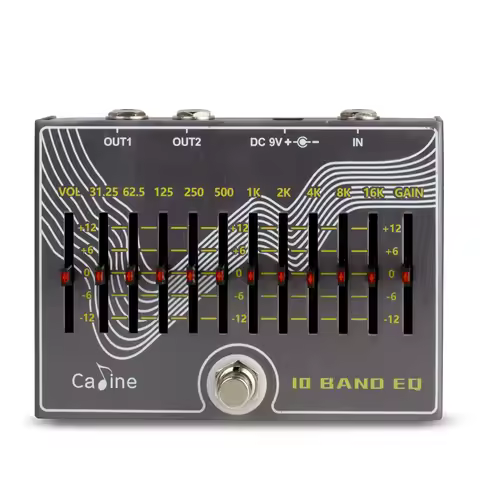 Caline CP-81 10 Band EQ Guitar Effect Pedal with Volume
