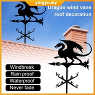 Metal Iron Dragon Weathervane Outdoor Weather Vane Wind Direction Indicator Garden Yard Decor SHOPCY