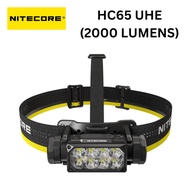 Nitecore HC65 UHE 2000 Lumens Heavy Duty Metal Headlamp, USB Rechargeable with White, Red