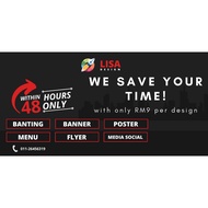 DESIGN BANNER/POSTER/BANTING/MENU/FLYER/STICKER