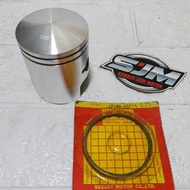 ORIGINAL-piston ring and piston SUZUKI rc100 rc 100 bravo oz 025 25 SET