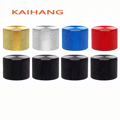 2PCS 21.5x17mm Aluminum 6mm D Shaft Flower Shaft Potentiometer Rotary Encoder Knob for Infiniti QX E