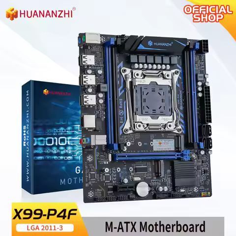 HUANANZHI X99 P4F LGA 2011-3 XEON X99 Motherboard support Intel E5 V3 V4 All Series DDR4 RECC NON-EC