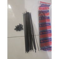 Contents 36pcs spoke spokes for fixie racing bikes 700c Length 283mm steel superior iron black silve