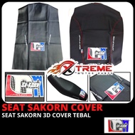 SAKORN 3D SEAT COVER (TEBAL) Y15 LC135NEW  EX5 RS150