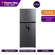 ·Toshiba 2-Door Refrigerator 14.4 Cu. Inverter (Dark Gray) Model Gr-Rt535Wea-Pmth(06) As the Picture