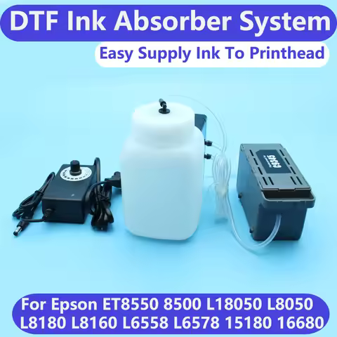 DTF Waste Ink System Printhead Clean Kit C9345 Modified Maintenance Tank Suck Ink For Epson L18050 L