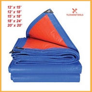 PE TARPAULIN CANVAS SHEET-BLUE/ORANGE (  LORRY CANVAS )