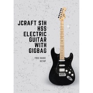 JCRAFT S-1H HSS ELECTRIC GUITAR WITH GIGBAG