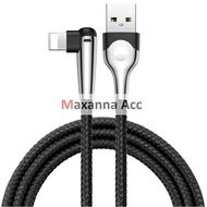 [MAXANNA] Baseus Sharp Bird Mobile Game 90 Degree USB Cable For 2.4A 1M &iphone 2M Gaming Data Cable