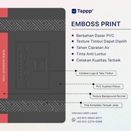 Produk Kartu Nama NFC / ID Card NFC + Akses Portal , Design Custom 2 Sisi - Emboss Texture