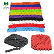 ALANFY Bicycle Chains Single Speed 1/2" x 1/8" Cycling Accessories Multicolors Ultralight Track Blik
