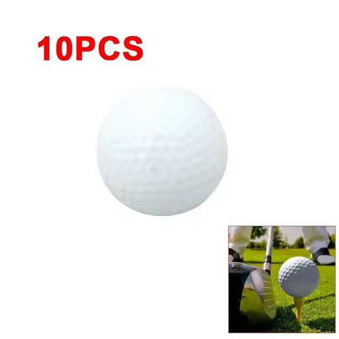 New 10pcs Golf Balls Outdoor Sports White PU Foam Golf Ball Indoor Outdoor Practice Training Aids Dr