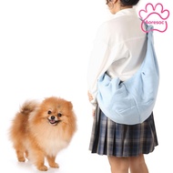 Aoresac กระเป๋าสะพายไหล่สำหรับกลางแจ้งสัตว์เลี้ยงโพลีเอสเตอร์ Tas Carrier Gendongan Anjing