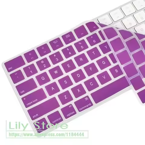 New Magic Keyboard Cover Skin European EU Keyboard Layout Silicone Skin for Apple Magic Bluetooth Wi