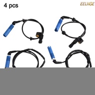 【EELHOE】เซนเซอร์ความเร็วหน้า ABS 4ชิ้นสำหรับ BMW E46รุ่น Z4 318i 320i 323i 325I [ขายดีของชิ้นส่วนรถย