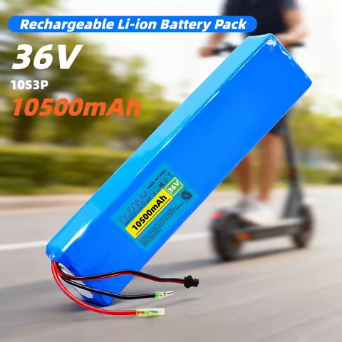 Rechargeable Li-ion Battery Pack 36V 10.5Ah 7.8Ah 18650 10S3P for FIIDO D1/D2/D2S/D4S Folding Moped 