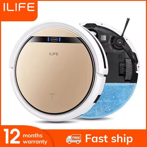 ILIFE V5sPro Robot Vacuum Cleaner vacuum Wet Mopping Pet hair and Hard Floor automatic Powerful Suct