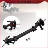 [SONONIA] 1/14 Scale RC Truck Axle Spare Aluminum 1 14 RC Front Axle Easy to Install Remote Control 