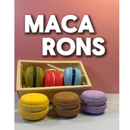 [KEYCHAIN] Fidget Clicker Macaron - 3D Printed - Cute Pastel, Stress Relief, Bag Decoration Keybag