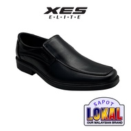 XES Elite Men EMCXH204 Classic Formal Loafers Shoes Slip On ( Black )