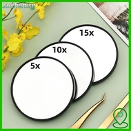 SUCHENSG Makeup Mirror, Round With Suction Cup Magnification Mirror, 5x/10x/15x Blackhead Magnifying